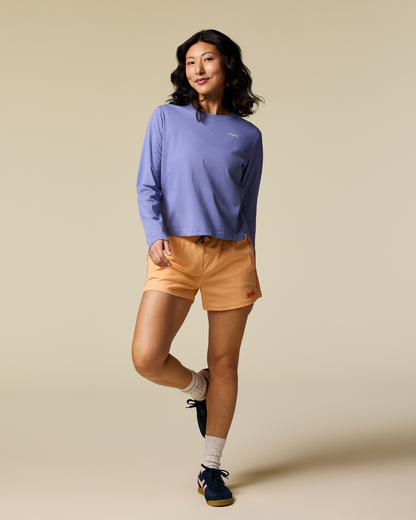 Flower Patch Long-Sleeve T-Shirt - Women's - Aster - US 6851