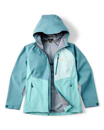 Impermeo 3L Hooded Shell Jacket - Women's - Everglade/Tide Pool - US 1712