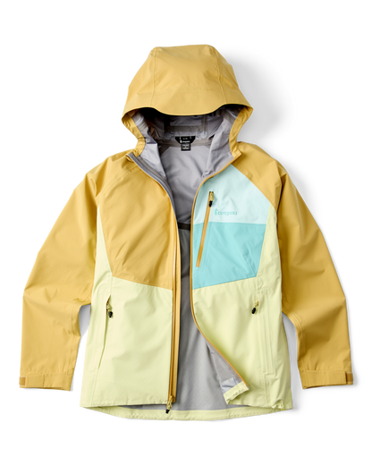 Impermeo 3L Hooded Shell Jacket - Women's - Husk/Honeydew - US 6786