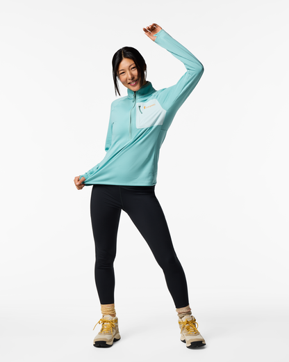 Otero Fleece Half-Zip Pullover - Women's - Tide Pool - US 3565