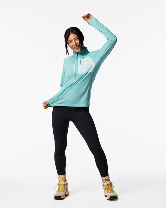 Otero Fleece Half-Zip Pullover - Women's - Tide Pool - US 3565