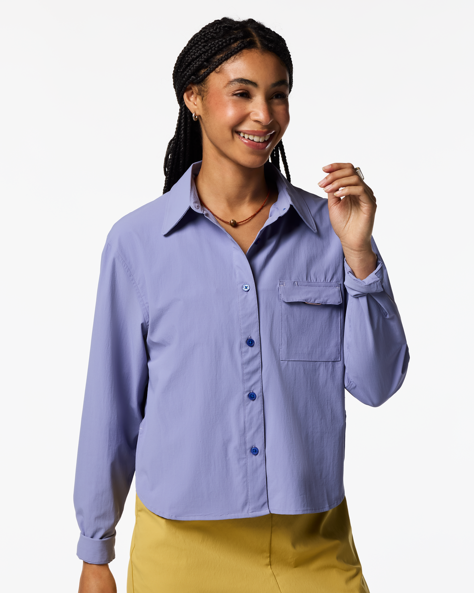 Solta Long-Sleeve Sun Shirt - Women's - Aster - US 1642