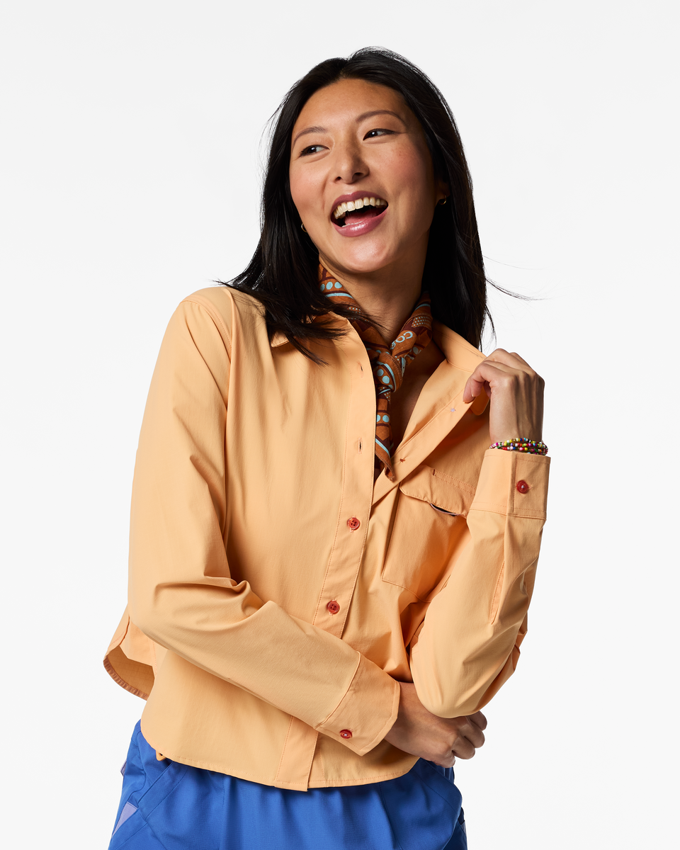 Solta Long-Sleeve Sun Shirt - Women's - Cantaloupe - US 8617