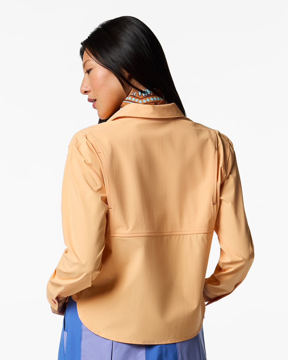 Solta Long-Sleeve Sun Shirt - Women's - Cantaloupe - US 8617