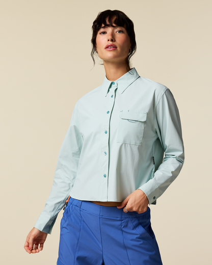 Solta Long-Sleeve Sun Shirt - Women's - Surf - US 2562