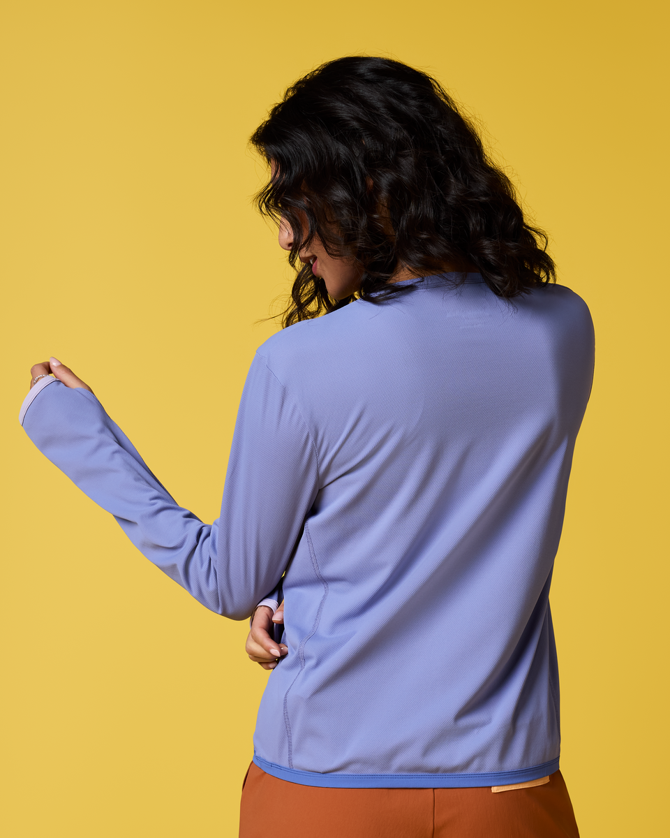 Sombra Long-Sleeve Sun Shirt - Women's - Aster - US 5818