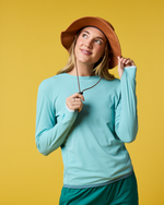 Sombra Long-Sleeve Sun Shirt - Women's - Tide Pool - US 8570