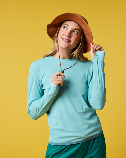 Sombra Long-Sleeve Sun Shirt - Women's - Tide Pool - US 8570