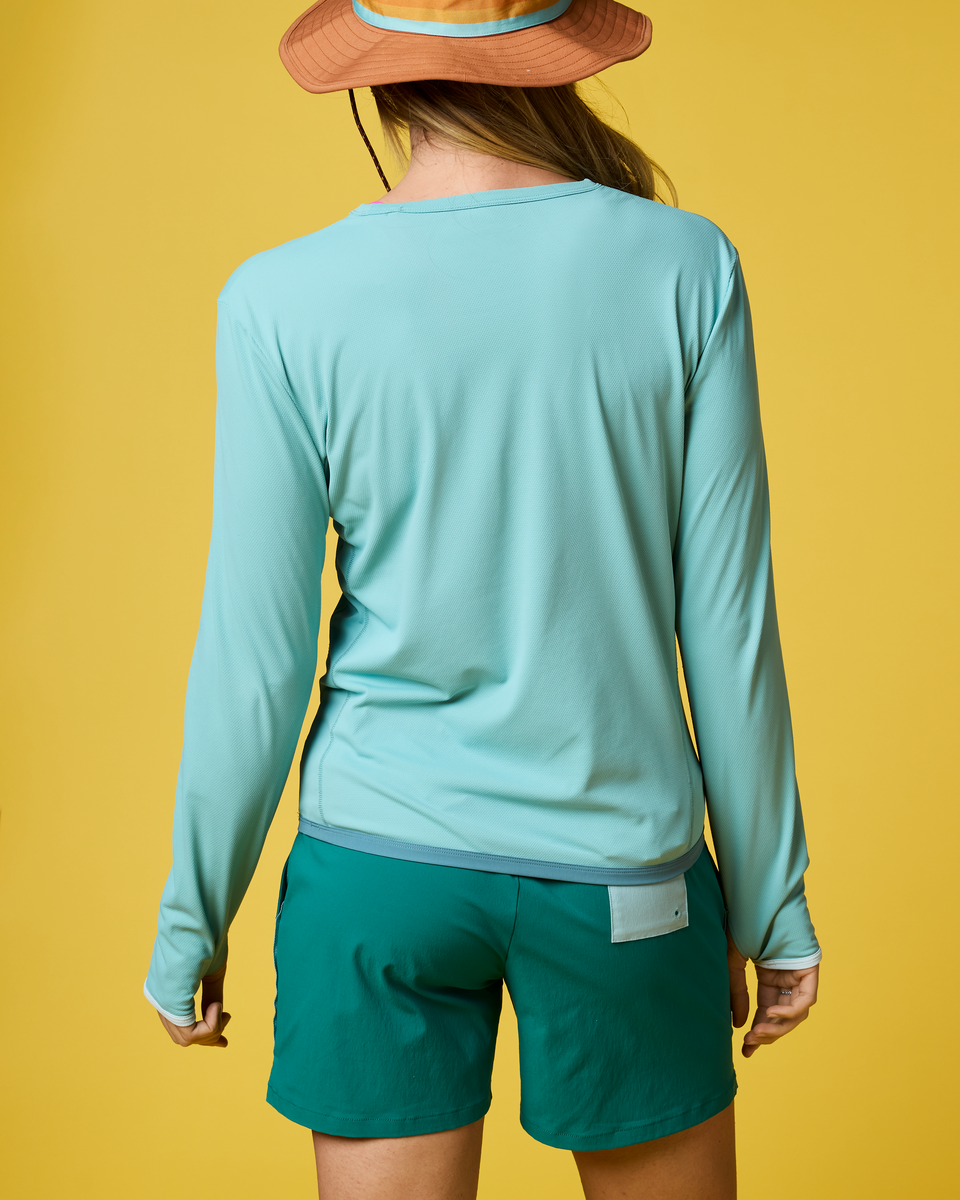 Sombra Long-Sleeve Sun Shirt - Women's - Tide Pool - US 8570