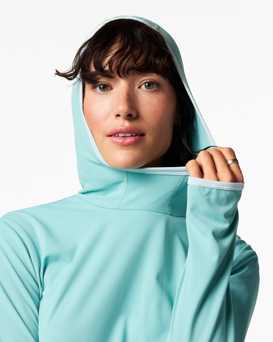 Sombra Sun Hoodie - Women's - Tide Pool - US 9850