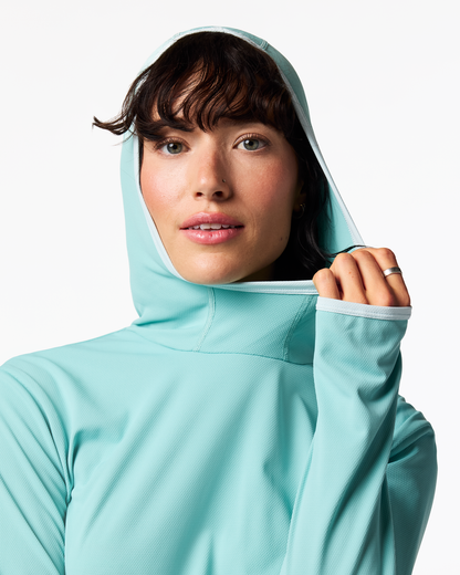 Sombra Sun Hoodie - Women's - Tide Pool - US 9850