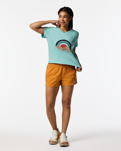 Sunset Embers T-Shirt - Women's - Tide Pool - US 9307