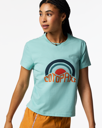 Sunset Embers T-Shirt - Women's - Tide Pool - US 9307