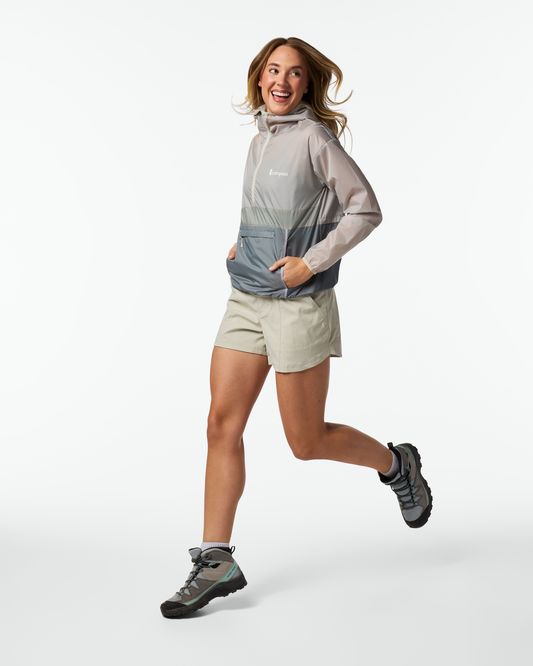 Teca Half-Zip Windbreaker - Women's - Looks Like Rain - US 6853