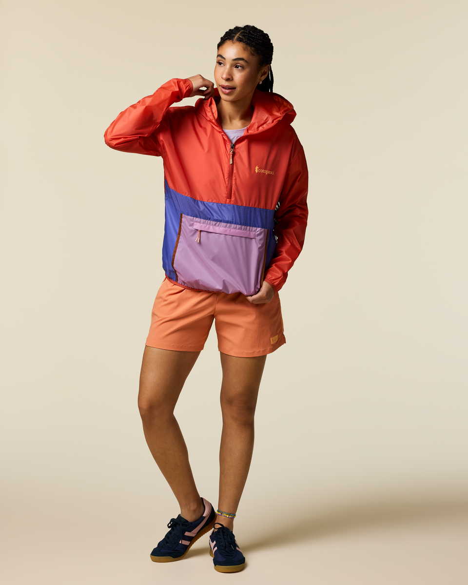 Teca Half-Zip Windbreaker - Women's - Smell the Begonias - US 8108