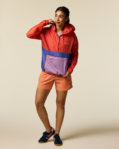 Teca Half-Zip Windbreaker - Women's - Smell the Begonias - US 8108