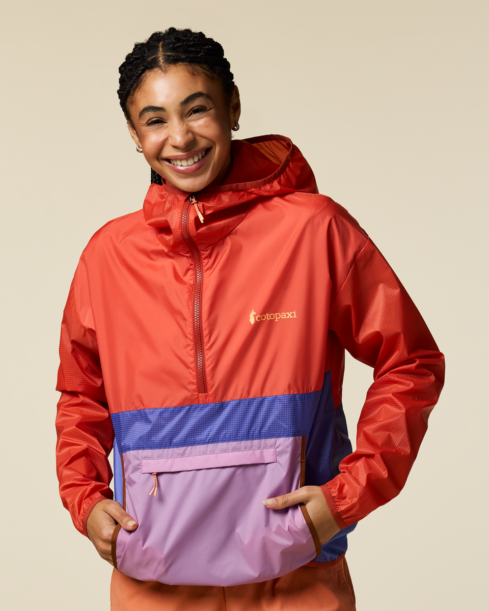 Teca Half-Zip Windbreaker - Women's - Smell the Begonias - US 8108