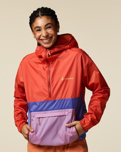 Teca Half-Zip Windbreaker - Women's - Smell the Begonias - US 8108